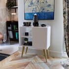 Aparador Sala Organizador Cantinho Do Café Império Branco