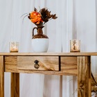 Aparador Sala Quarto Madeira 1 Gaveta 80 Cm Altura Cor Mel