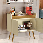 Aparador Sala Retrô Pés Palito Em Madeira Maciça - Luxo 2 Por