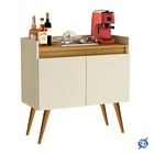 Aparador Sala Retrô Pés Palito Em Madeira Maciça - Luxo 2 Por