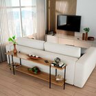 Aparador Sofa Table Edam Para Sala De Estar Com 180cm Freijó/