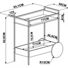 Aparador Steel Quadra Vermont/preto – Artesano