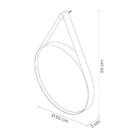 Aparador Suspenso Buriti Com 1 Gaveta E Espelho Castanheira