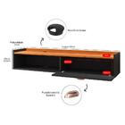 Aparador Suspenso Classic Canto Pequeno 1 Porta Nicho Cantinh