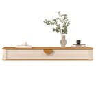 Aparador Suspenso Curvo Buriti 120 Cm X 32,5cm X 13cm Off Whi