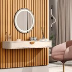 Aparador Suspenso Curvo Buriti Para Sala De Estar Off White