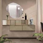 Aparador Suspenso Em Vidro Reflecta Com Porta Basculante 100%