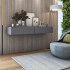 Aparador Suspenso Moderno Hall De Entrada Bebida Retrato 110