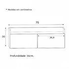 Aparador Suspenso Multiuso 2 Portas Cainã Espresso Móveis Pre