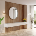 Aparador Suspenso Para Hall De Entrada 3 Gavetas 1,80m Aspen