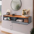 Aparador Suspenso Pequeno Cantinho Café 1 Porta Nicho Decor S