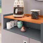 Aparador Suspenso Pequeno Cantinho Café 1 Porta Nicho Decor S
