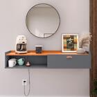 Aparador Suspenso Pequeno Cantinho Café 1 Porta Nicho Decor S