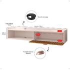 Aparador Suspenso Pequeno Cantinho Café 1 Porta Nicho Decor S