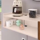 Aparador Suspenso Pequeno Cantinho Café 1 Porta Nicho Decor S