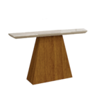 Aparador Tampo Mdf-vidro Pampulha New Leifer Moveis Freijó-of