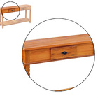 Aparador Tradicional 1,5m Madeira Maciça 2 Gavetas E 1 Pratel