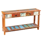 Aparador Tradicional 1 5m Madeira Maciça 2 Gavetas E Pratelei