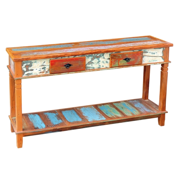 Aparador Tradicional 1 5m Madeira Maciça 2 Gavetas E Pratelei