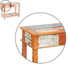 Aparador Tradicional 1m Madeira Maciça Com Pátina E Gaveta