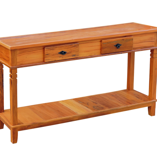 Aparador Tradicional Madeira Demolição 1,5 M 2 Gavetas - Natu