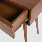 Aparador Tulipa Em Madeira 2 Gavetas Cor Imbuia Imbuia