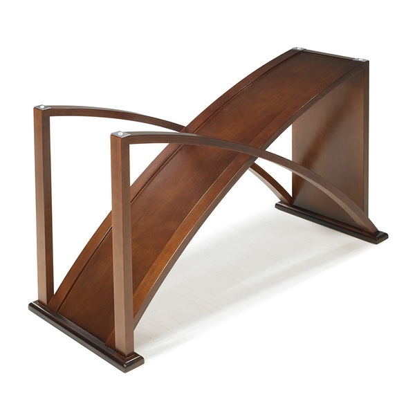 Aparador Turin Design Em Curva - Acabamento Fino Em Pu E Lâmi