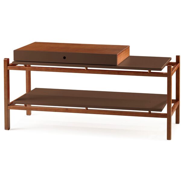 Aparador Uno Em Madeira Maciça - Acabamento Em Verniz E Laca