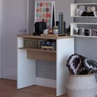 Aparador Vasado Amadis Natus  Branco/carvalho Mel