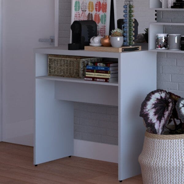 Aparador Vasado Amadis Natus  Cinza Cristal