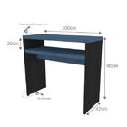 Aparador Vasado Amadis Natus Bramov Móveis Preto/azul