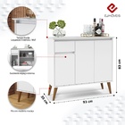 Aparador Veneza Branco – Ej Móveis