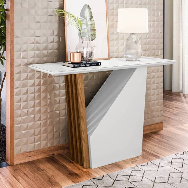 Aparador Veneza Com Tampo Chanfrado Ypê Off White Tana Decor