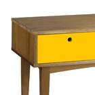 Aparador Vintage Madeira Com Amarelo Maxima