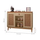 Aparador Vintage Nicolle Com 2 Portas Champagne Cedro