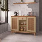 Aparador Vintage Nicolle Com 2 Portas Champagne Cedro