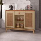 Aparador Vintage Nicolle Com 2 Portas Champagne Cedro