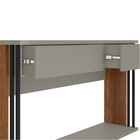 Aparador Wolves 2 Gavetas Freijo Titanio