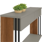 Aparador Wolves 2 Gavetas Freijo Titanio