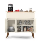 Aparador Zeus Off White/Freijó – Ej Móveis