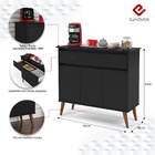 Aparador Zeus Preto – Ej Móveis