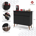 Aparador Zeus Preto – Ej Móveis