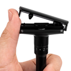 Aparelho Barbear Homens Preto Fosco 6 Lâminas Ajustáveis