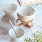 Aparelho De Fondue  Lyor 4 Pecas Aspen Bege 350ml 5879