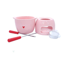 Aparelho De Fondue De Chocolate Em Cerâmica 5 Peças L'amour R