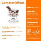 Aparelho De Fondue Em Cerâmica Com 7 Peças Cupcake - Brinox