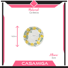 Aparelho De Jantar 16 Peças Cerâmica Alice Amarelo