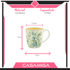 Aparelho De Jantar 16 Peças Cerâmica Siena Folhas