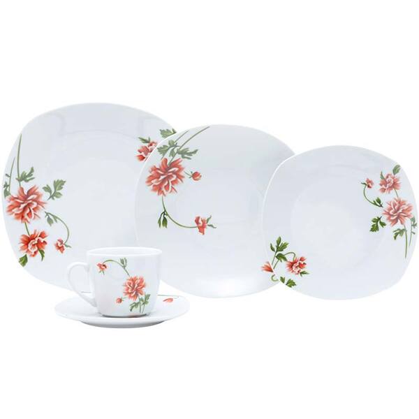 Aparelho De Jantar 20 Peças Londres - Lyor Classic - Branco /