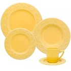 Aparelho De Jantar 20 Peças Mendi Sicilia - Oxford - Amarelo